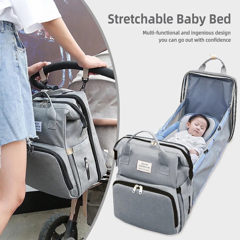 sacs à couches étanches multifonctions pour bébé, sac à dos de voyage pour nouveau né de 0 à 12 mois, valises, 20l
