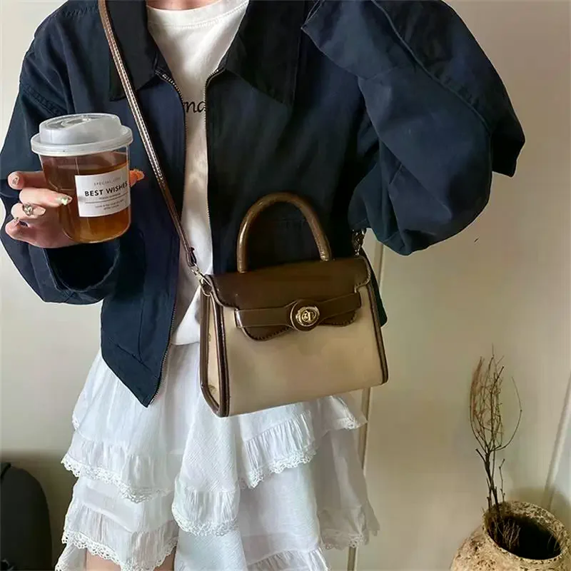 sac à main rétro carré pour femmes, sac à bandoulière simple pour dames, sac à bandoulière tendance, fourre-tout élégant et minimal, cadeaux