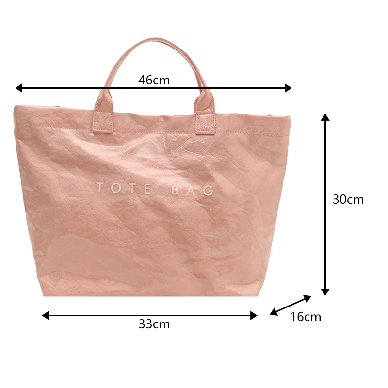sac fourre tout, lettre rétro, sac à main polyvalent décontracté, minimaliste transparent, simple, banlieue, sac de grande capacité pour femmes