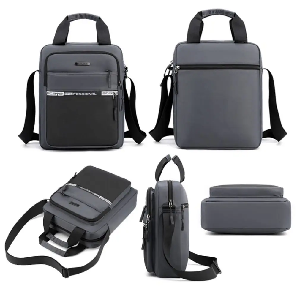 sac multifonctionnel étanche pour hommes, sac à documents solide décontracté, grande capacité, haute qualité, oxford grill, mode entreprise initiée