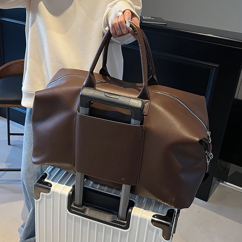 sac à main tendance de grande capacité pour femmes, sac essentiel de voyage et de déplacement simple et polyvalent