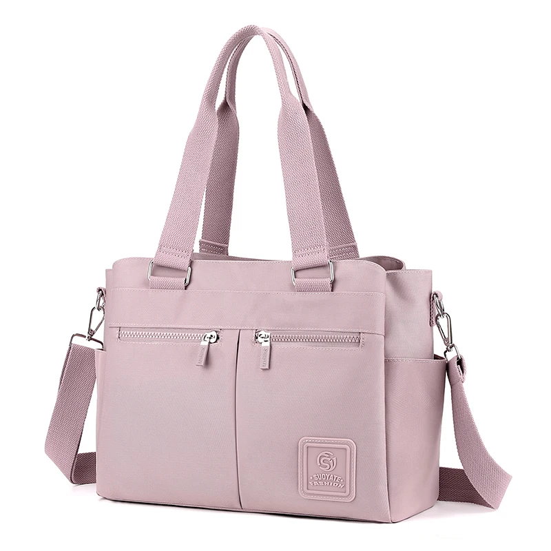 sac fourre tout de grande capacité – fermeture à glissière, sac fourre tout à bandoulière simple, adapté au travail, à un usage quotidien et aux voyages – durable, facile à utiliser