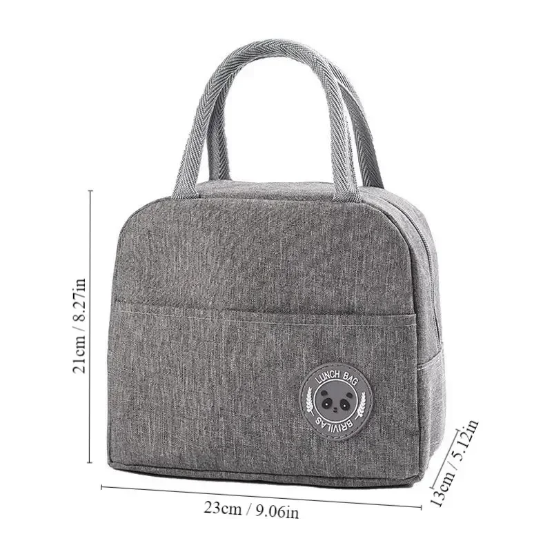 sac à déjeuner isolé, sac à bento isolant, sac de riz en aluminium, sac de repas, sac de glace pour étudiant, sac à main isolant