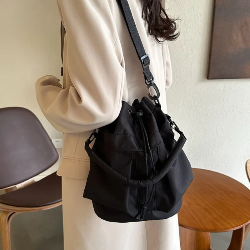 sacs à bandoulière de grande capacité pour femmes, sacs à main de créateurs rétro, loisirs initiés, étudiants, tout match, mode, 6 couleurs, e27
