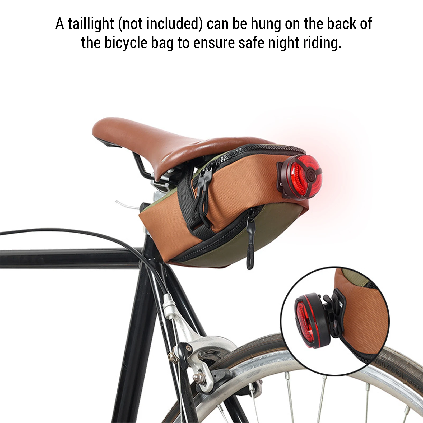 sac de selle sac de selle de grande capacité sac de siège arrière extensible étanche sac sous siège de vélo
