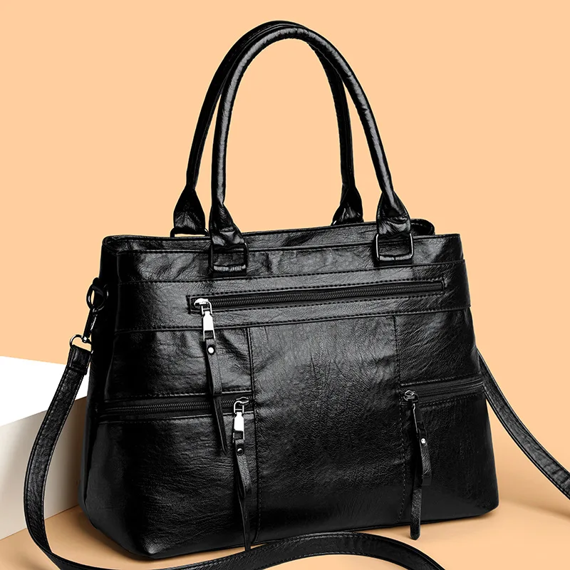 sac à main élégant pour femmes de haute qualité en cuir sacs à poignée supérieure sac à main dames sac à bandoulière fourre tout décontracté bolso marca lujo