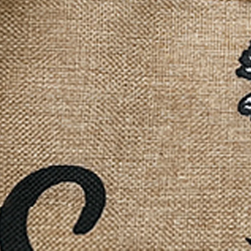fourre tout tissé sac femmes nouveau motif peint à la main lettre fourre tout sac en toile sac à provisions sac à main