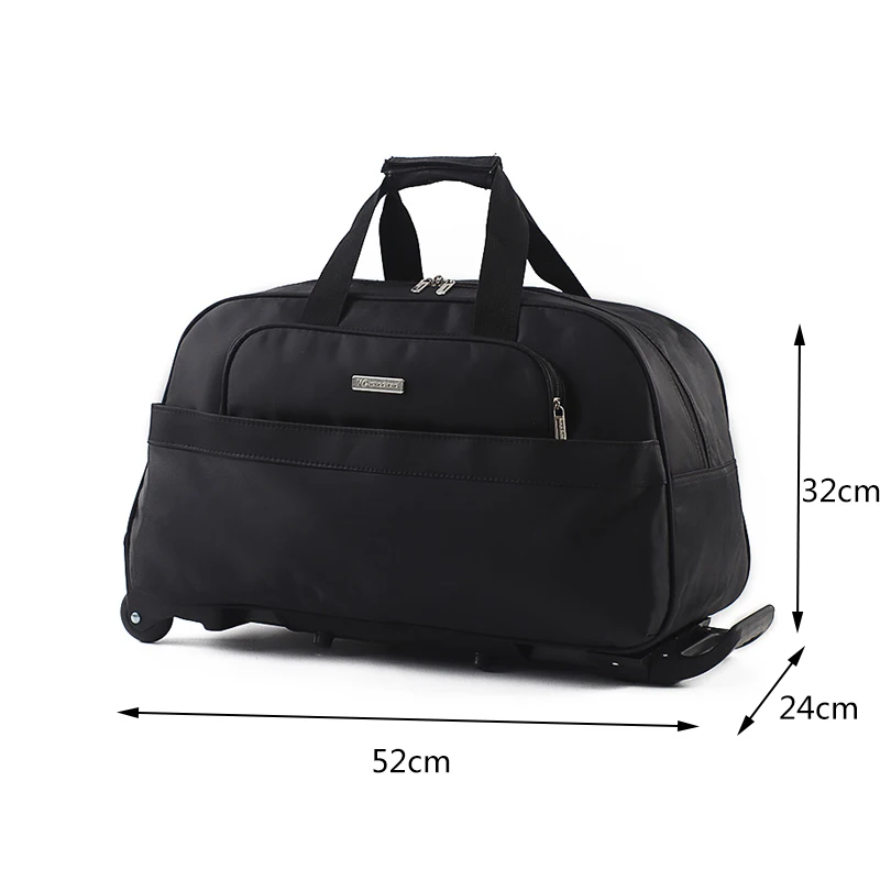 sac à roulettes de grande capacité pour hommes, valise de voyage portable étanche, bagages roulants pour femmes avec roulettes, sacs à main