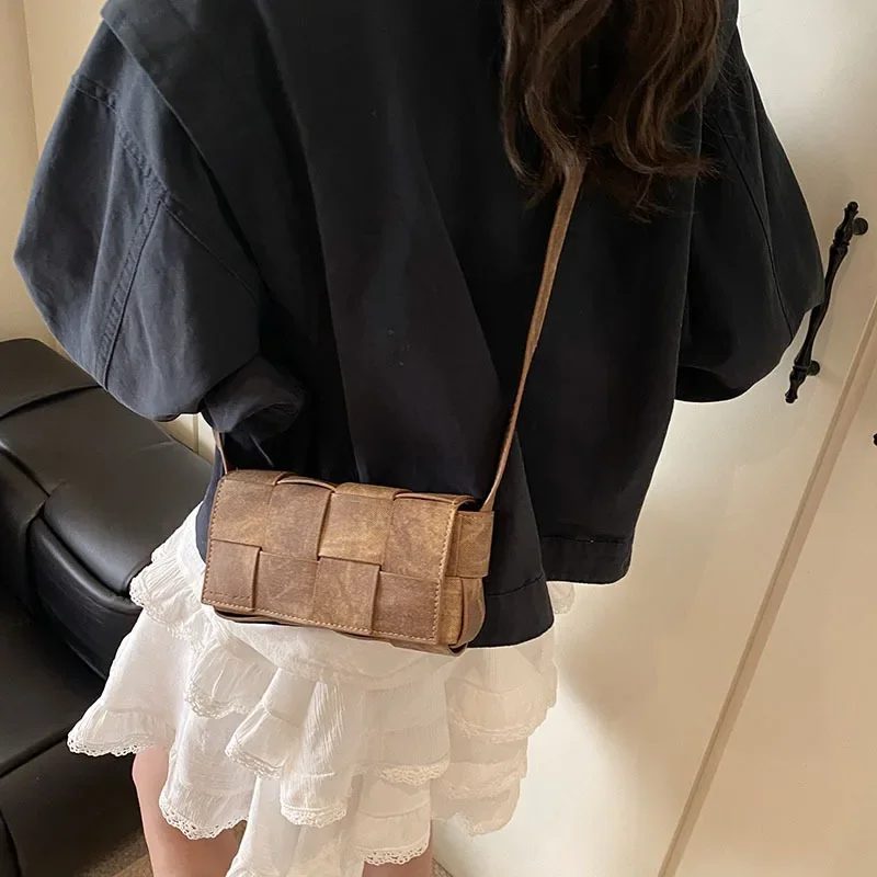 Élégant décontracté minimaliste noir carré sac nouvelle mode sac à bandoulière unique sac à bandoulière hip hop polyester doublure pu matériel