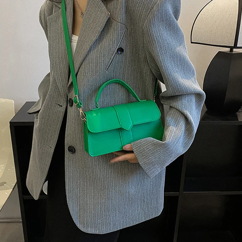 sac à main simple, sac à bandoulière simple à la mode, petit sac carré