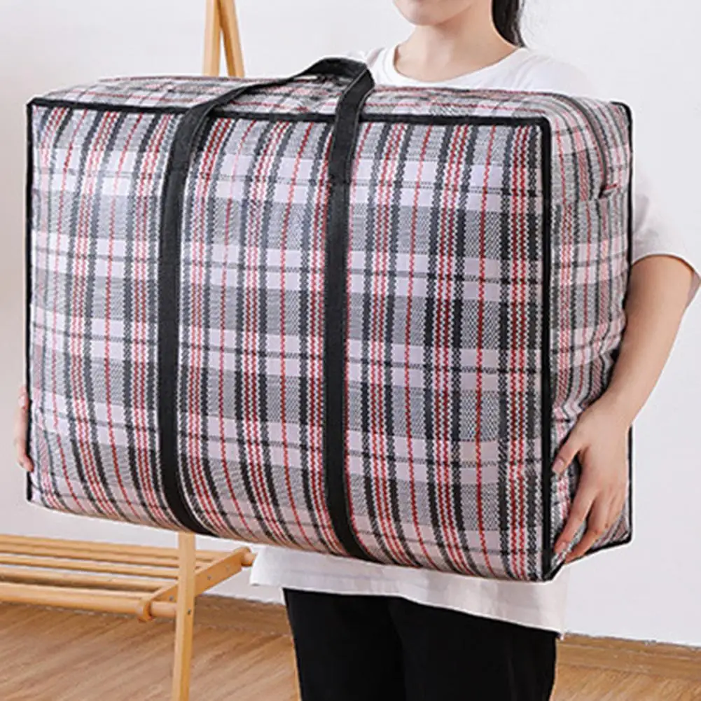sac d'emballage, sac de rangement pour couette, multifonctionnel, très grande capacité, tissé, épais, pour la maison