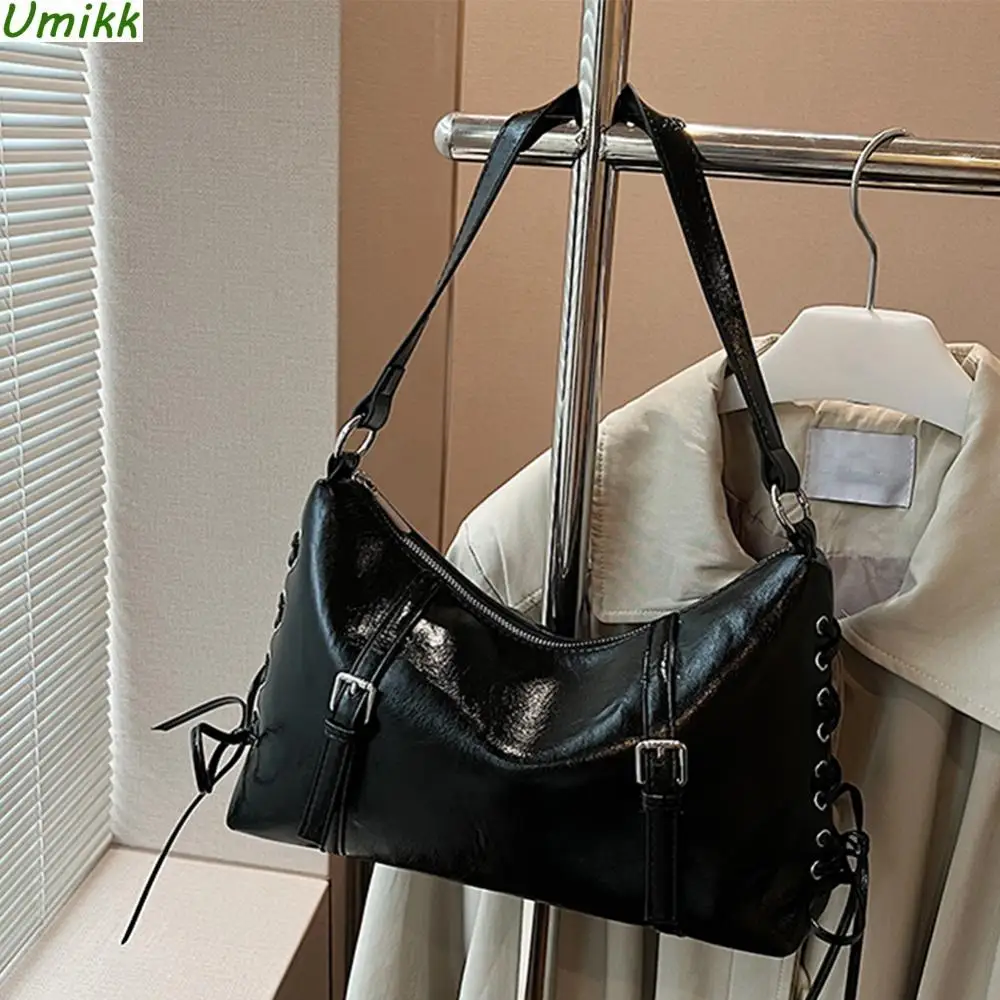 sac à bandoulière en cuir pu pour femme, sangle réglable avec poche intérieure, sacoche pour le travail et les voyages