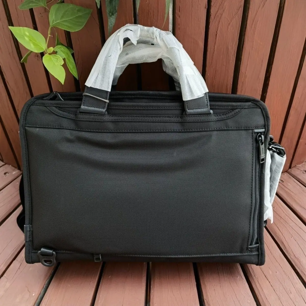 porte documents élégant à une épaule sac à main de style classique pour hommes, sac pour ordinateur portable en nylon balistique