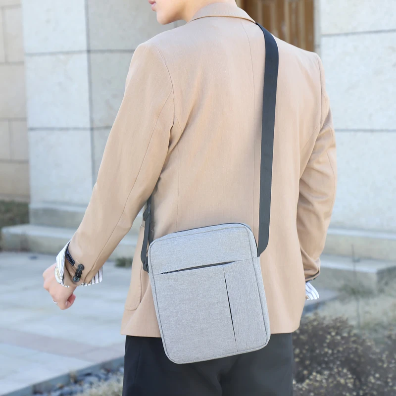 sac carré unisexe, sac à bandoulière simple pour hommes et femmes, sac à dos, version coréenne, sac à bandoulière pour voyage d'affaires