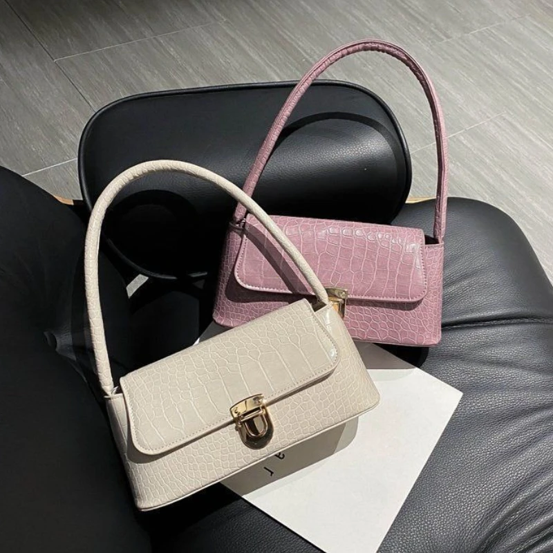 sacs à bandoulière design de luxe pour femmes, nouvelle marque de mode, sac à bandoulière sous les bras, couleur unie, sac à main et bourse pour dames, 2025