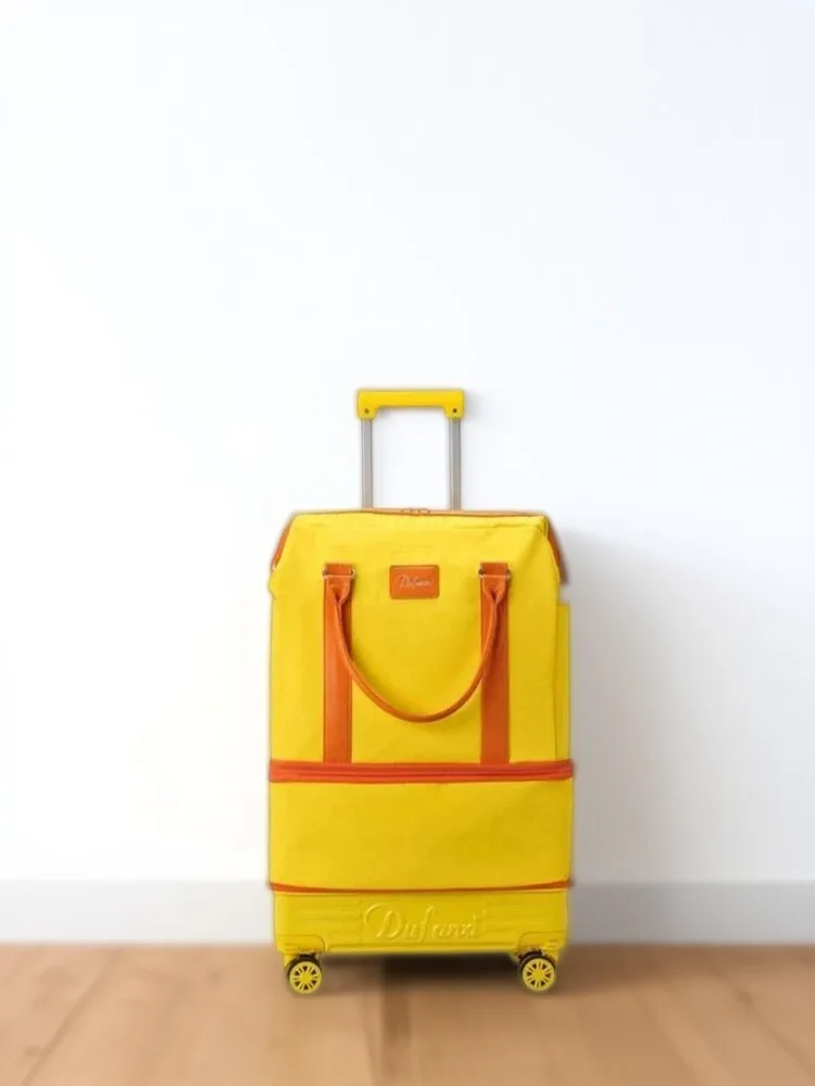sac de voyage pliable et extensible avec poignée, valise internet celebri lage avec roues détachables pour les voyages d'affaires