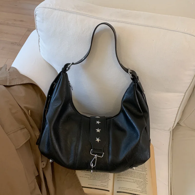 sac hobo de grande capacité pour femmes, sac à main à bandoulière vintage, fourre tout de niche spacieux pour les déplacements au travail, 2025