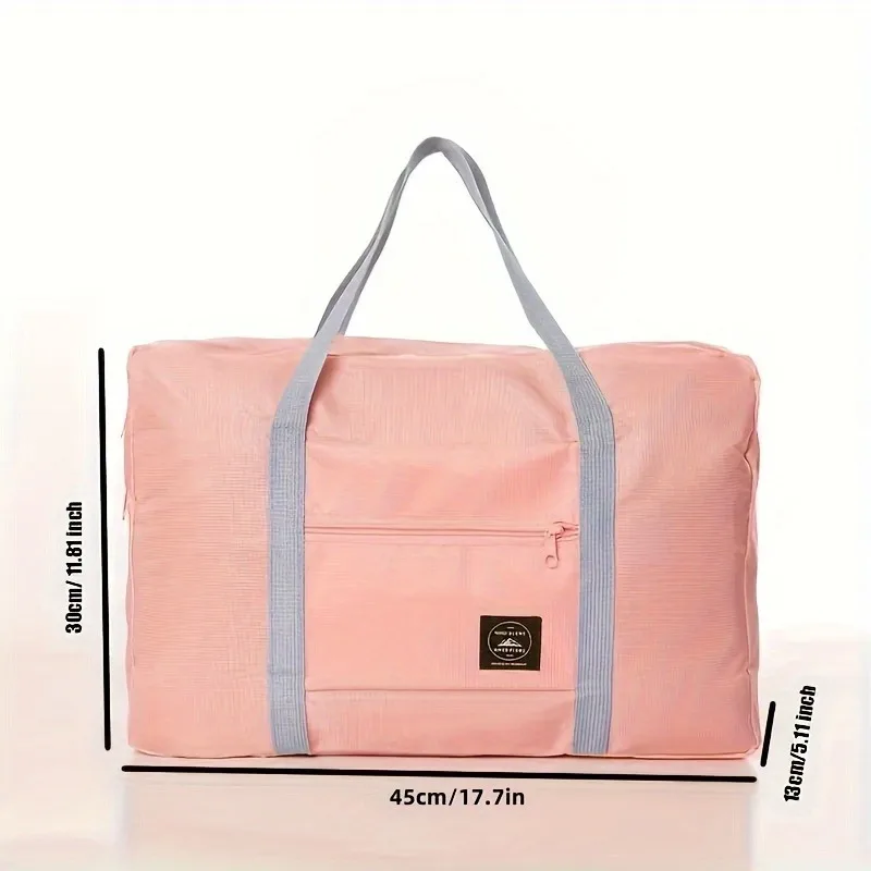 1 ensemble de sacs à bagages de voyage pliables de grande capacité, sac de fitness extensible, bagage de sport, enregistrement des bagages du week end, bagages