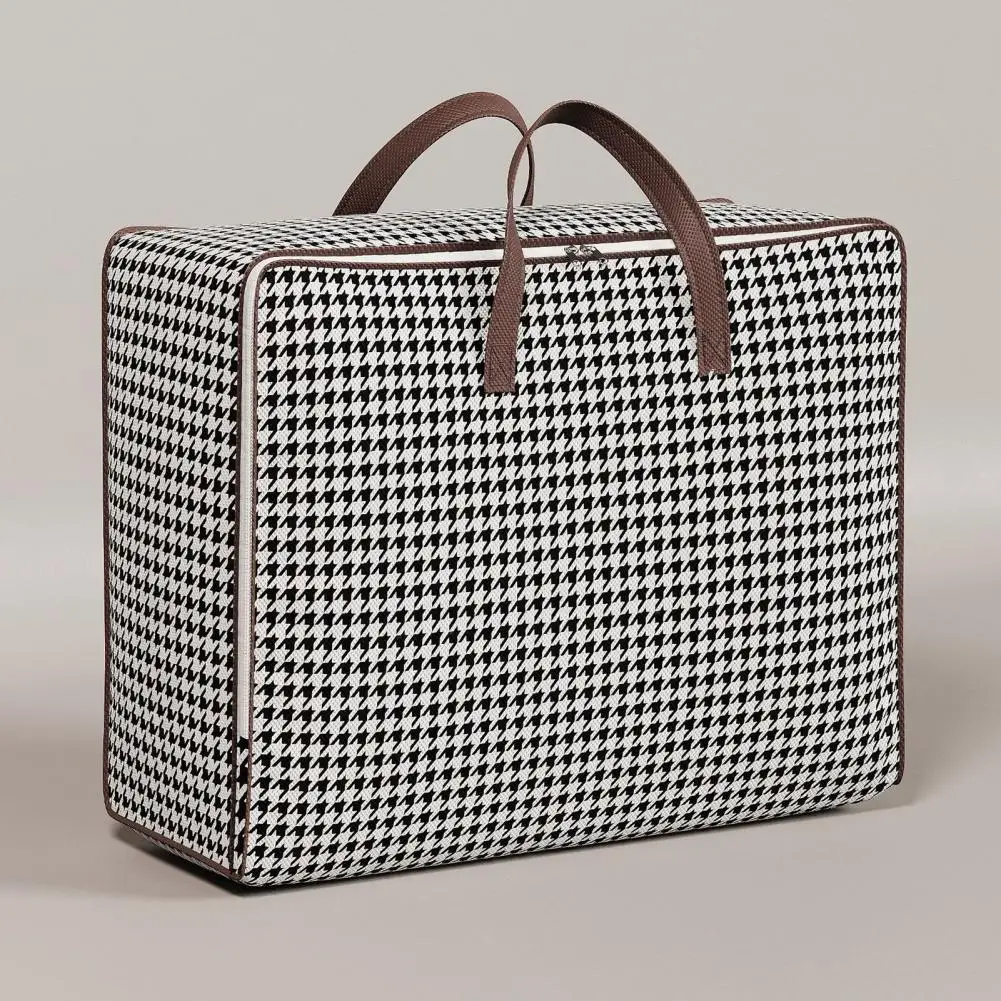 sac de rangement de couette portable, sac de rangement de vêtements, sac de rangement de couette étanche avec poignées renforcées, capacité pour vêtements