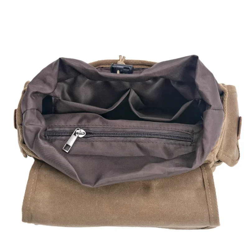 sac de moto étanche avec poignées amovibles, sac à bagages, équipement d'équitation, messager avec tête en cuir