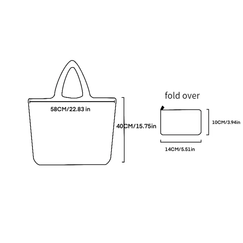 sac fourre tout, sac fourre tout de grande capacité, cartable réutilisable, sac de courses léger et respectueux de l'environnement avec motif imprimé, sac de voyage pliable pour l'extérieur, style camping