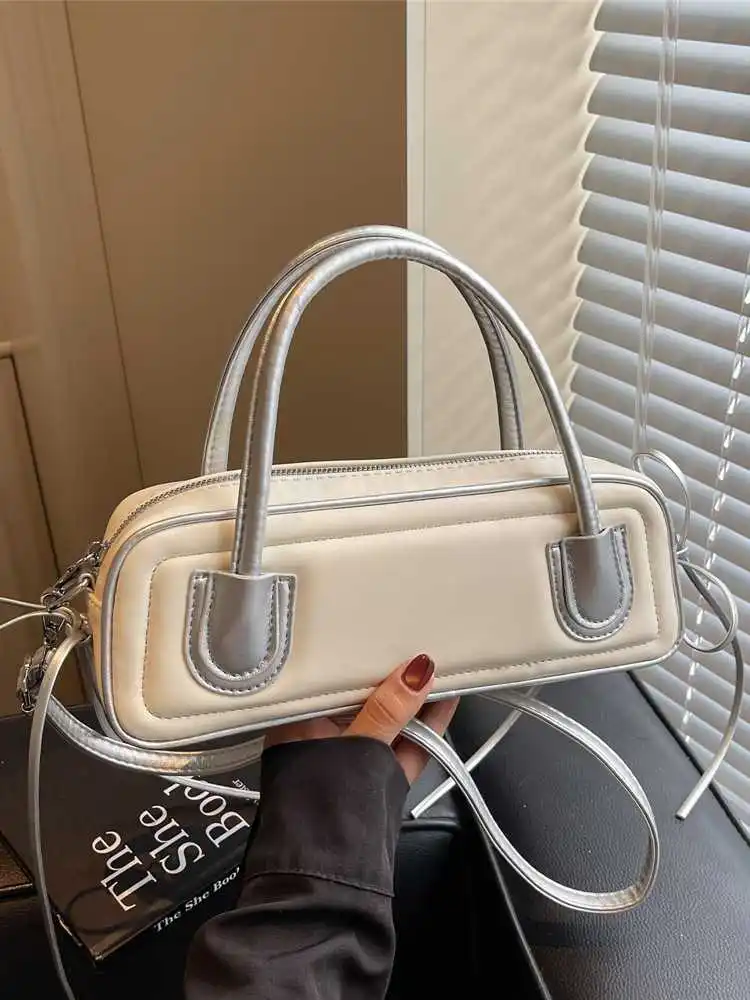 sacs de bowling de luxe pour femmes, sac à main et bourse pour dames, sac d'oreiller de voyage en cuir pu, fourre tout à bandoulière, pochette pour dames