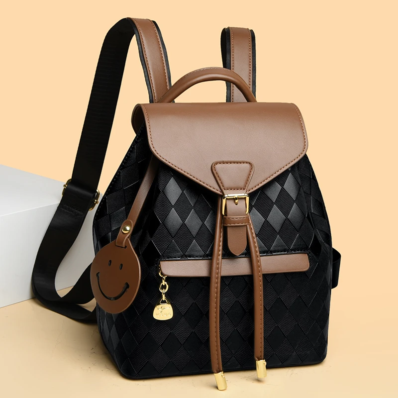 Sac à dos seau pour femme, petit sac à dos tendance pour dames