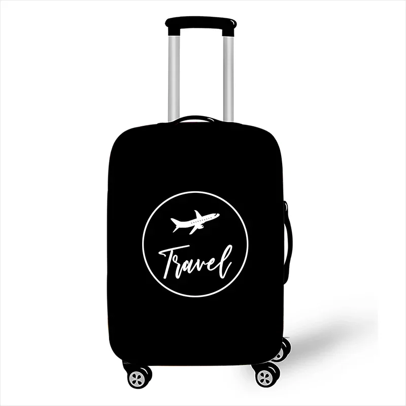 housse de valise de voyage pour avion go, carte d'avion, boîtier de chariot élastique de voyage, housse de protection anti poussière pour bagages, cadeau