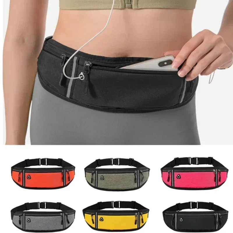 Sac de Sport pour femmes et hommes, sac de taille multifonctionnel pour course à pied, sac de téléphone à la mode, sacs de poitrine pour femmes