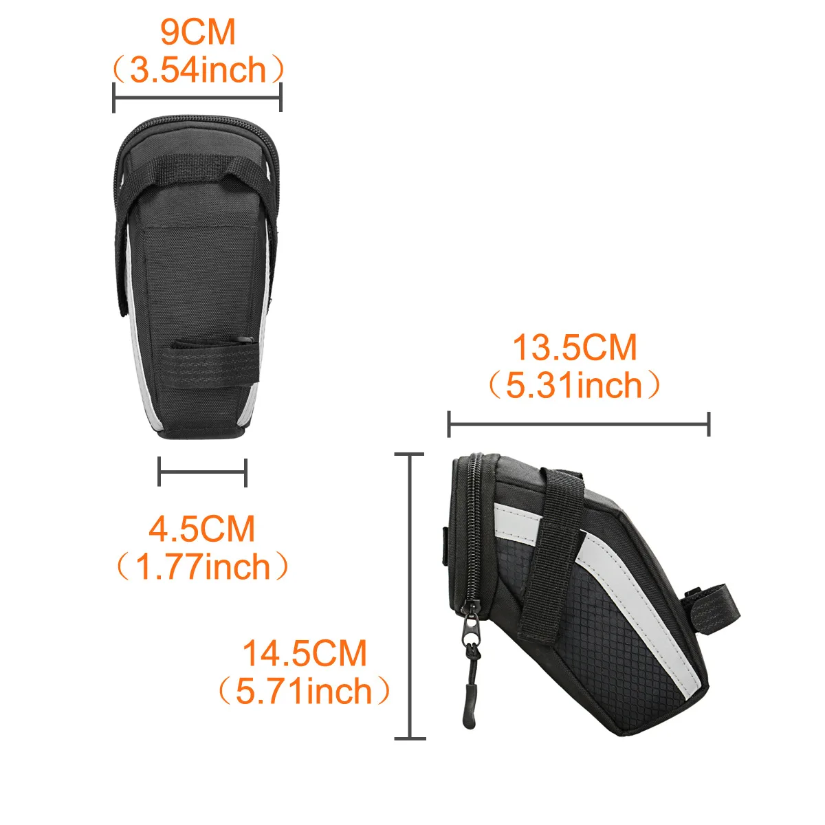 b soul sac de vélo sac de selle de vtt de route sac de tube de siège de vélo ultraléger sacs arrière de vélo de grand espace