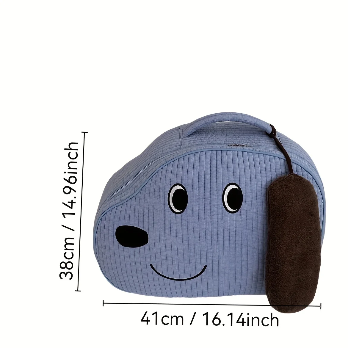 sac de rangement et couette pour chiot mignon – organisateur multi usage avec poignée, parfait pour les mamans. polyester durable.