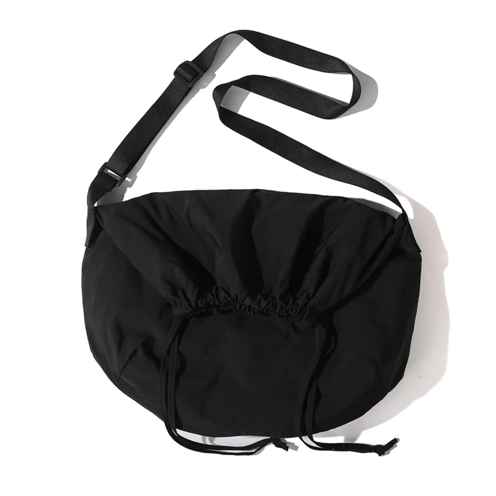 Sac cartable décontracté pour femmes, sac à bandoulière de grande capacité avec cordon de serrage, sac de Shopping léger à sangle réglable, sac d'extérieur pour filles