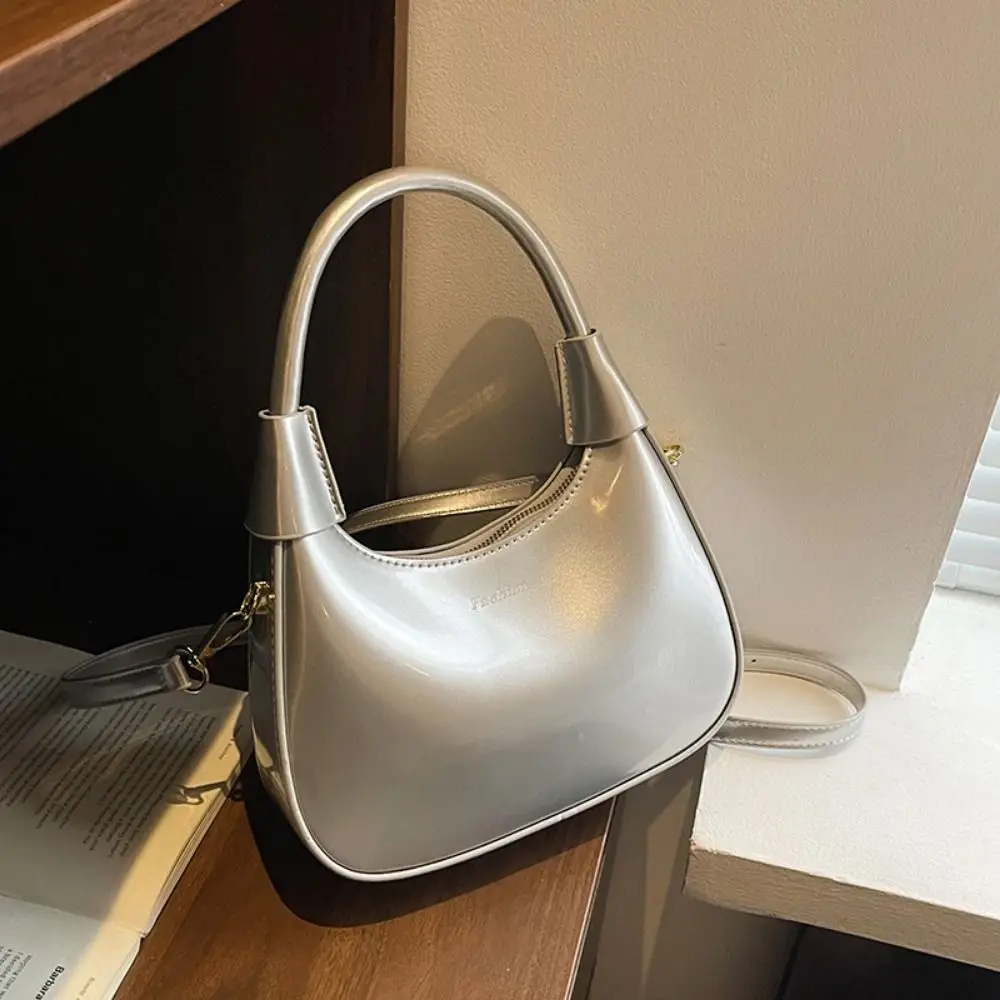sac fourre tout classique en pu hobo, élégant, grande capacité, sac sous les bras français, anti éclaboussures, texture polyester d'eau, sac à main de voyage