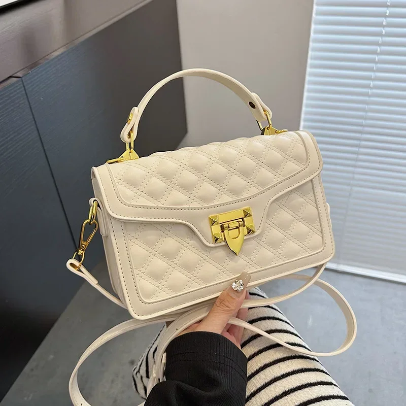 "2025 sac de messager design femmes diamant carré sac à bandoulière luxe petit sac à main polyvalent mode sac à bandoulière"
