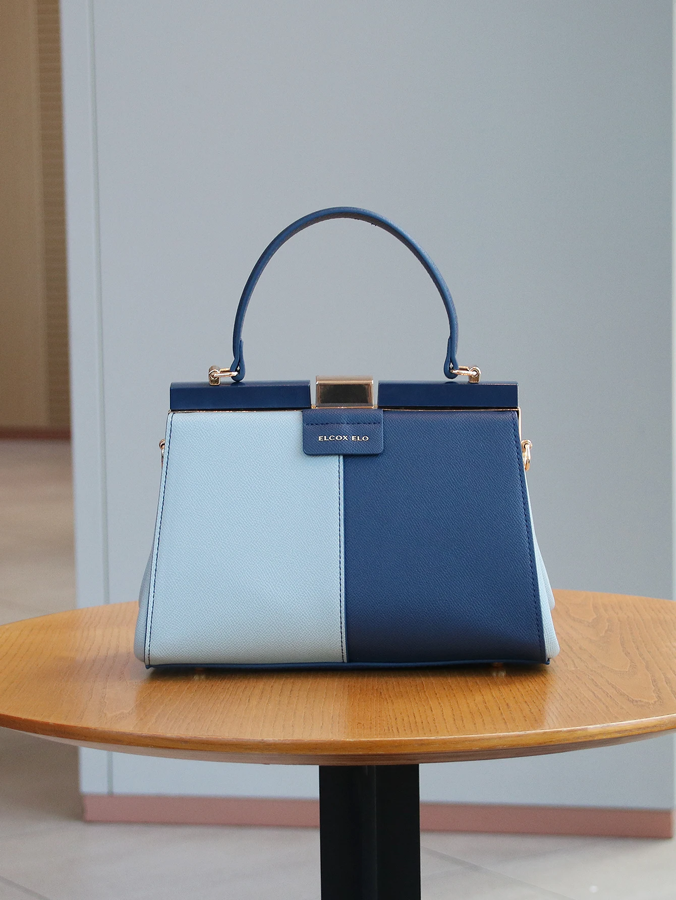 mode luxe haut de gamme atmosphère sac à main 2025 nouveau design de niche contraste tendance européenne et américaine couleur correspondant sac à main lar