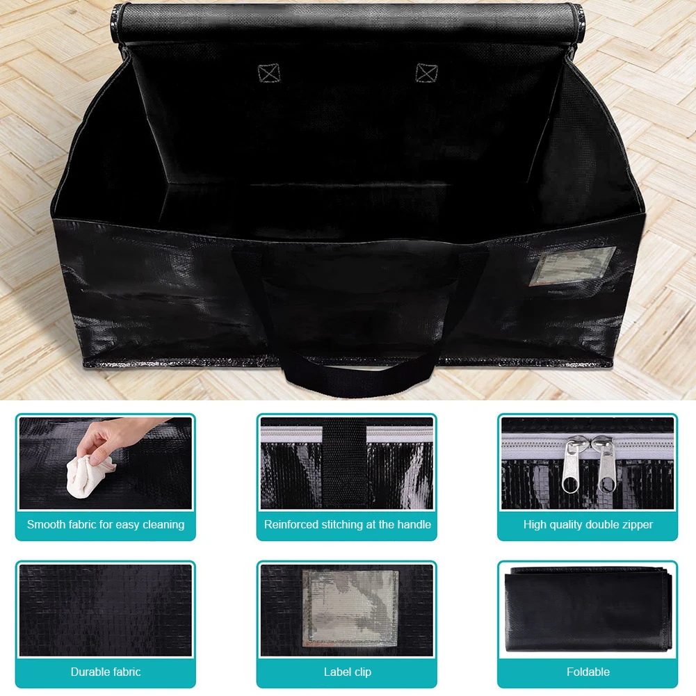 sacs de rangement portables pour vêtements matelassés, sac polochon, sac à bagages pliable, grande capacité, rangement d'emballage et de déménagement, 90l