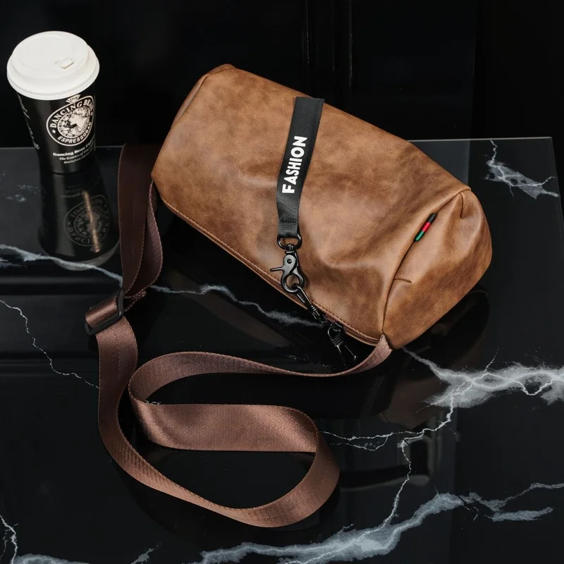 sac à bandoulière léger pour homme, sac messager haute capacité, design de mode, rond, initié, e27, 2022