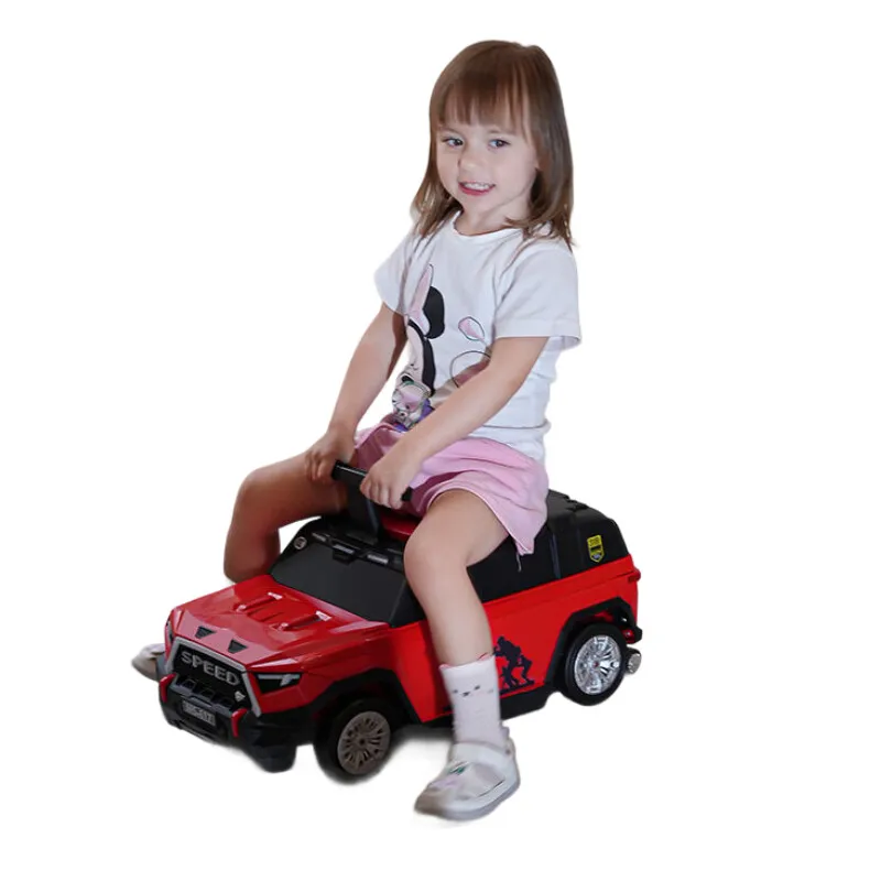 valise à monter pour enfants, 21 pouces, bagages de grande capacité, jouets, voitures pouvant accueillir un chariot de voyage pour garçons et filles, nouvelle collection