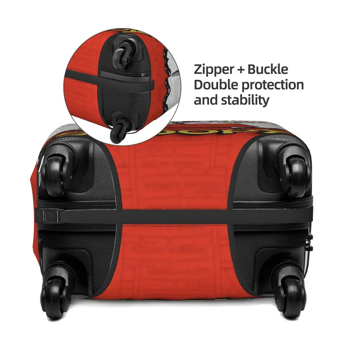 housse de valise personnalisée avec dessin animé s snoopys, housses de protection anti poussière pour bagages de 18 à 32 pouces