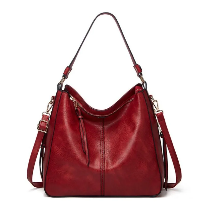 sac à main hobo en cuir pour femmes, sacs à main de loisirs pour femmes, sacs à main à la mode, sac fourre tout vintage, grande capacité