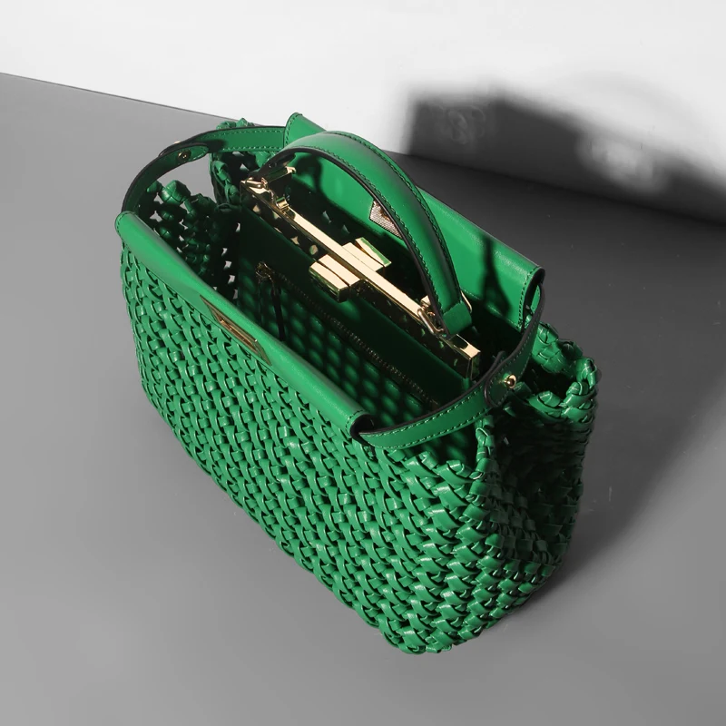 sac à main creux pour femmes, sac à main de haute qualité, sac initié féminin, sac de plage d'été, sac à bandoulière à la mode, nouveau, 2025