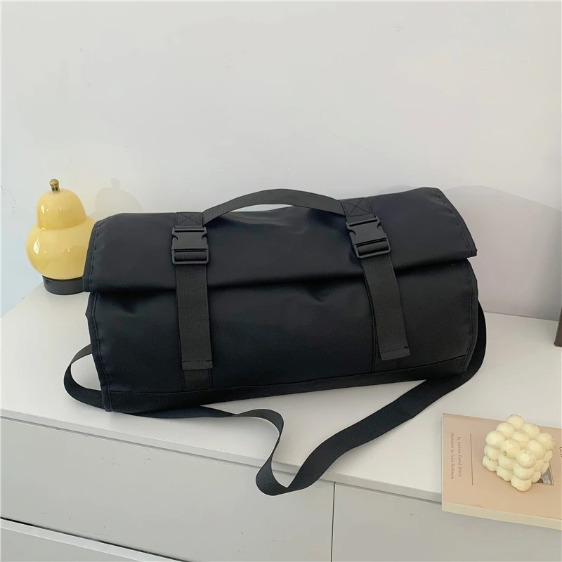 sac à bagages – sac de voyage réglable de grande capacité, adapté aux voyages de week end et aux sorties de loisirs, fermeture éclair fermée