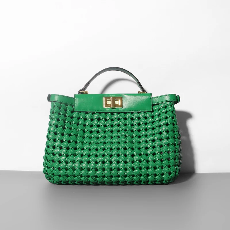 Sac à main creux pour femmes, sac à main de haute qualité, sac initié féminin, sac de plage d'été, sac à bandoulière à la mode, nouveau, 2025