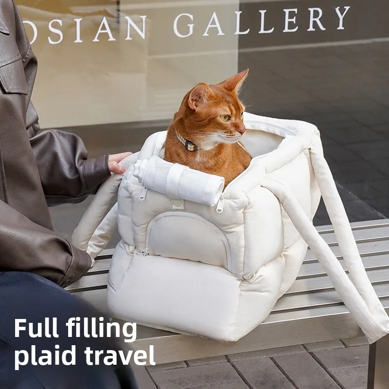 sac de transport carré pour animaux de compagnie, siège de voyage portable pour chats et chiens, sortie pour petits chiens, sac de transport respirant pour chat, fournitures pour animaux de compagnie