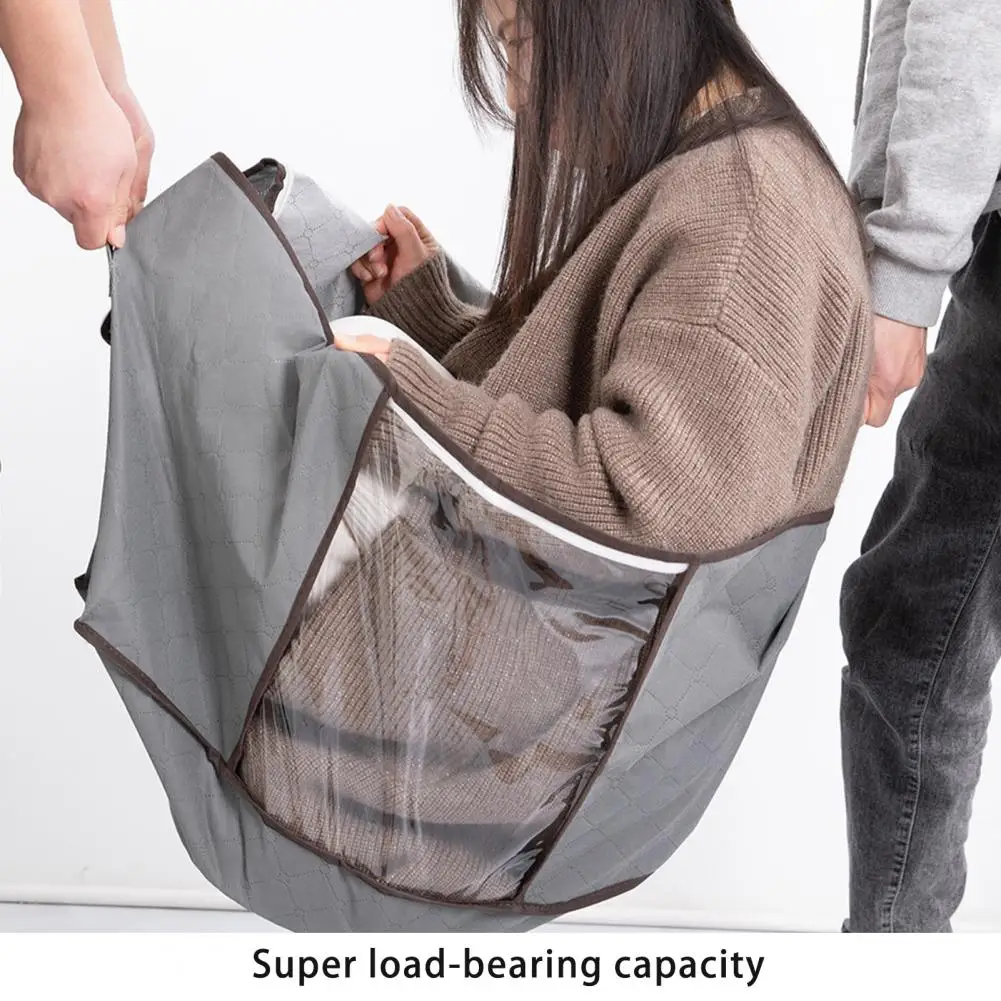 sac de rangement pour couettes et vêtements, grande capacité de charge, structure solide, couverture polyvalente