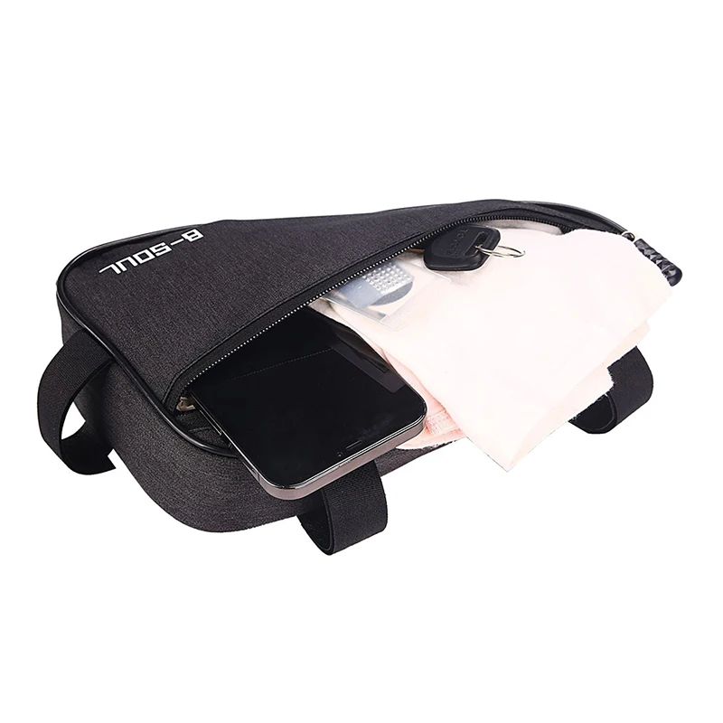 sac triangulaire pour cadre avant de vélo, pochette de rangement de dégager, imperméable, poudres, durable, polyvalent, accessoires de bicyclette