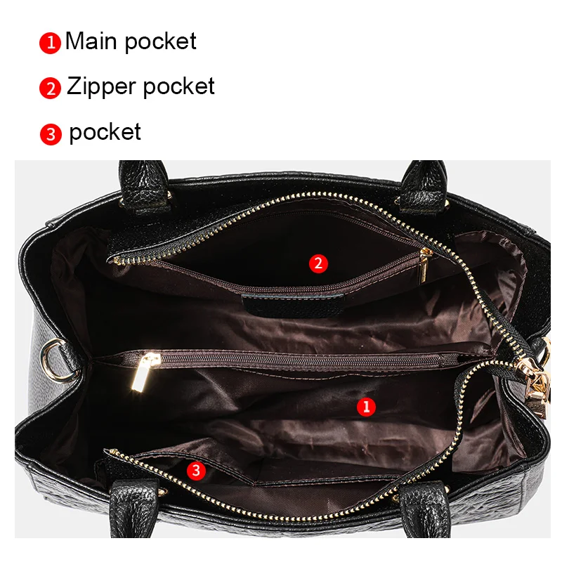 sac à main en cuir sac à main haut sens couche supérieure en cuir motif rose sac à bandoulière en bandoulière