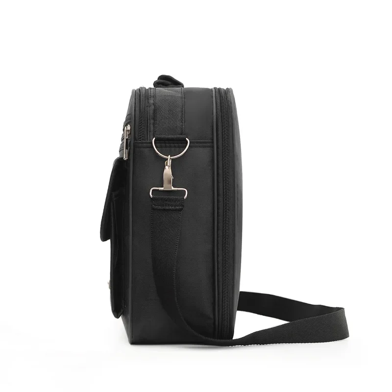 porte documents de grande capacité, essentiels de voyage, rangement pour ordinateur portable, sac diagonal, voyages d'affaires, tissu oxford, accessoires d'organisation de documents