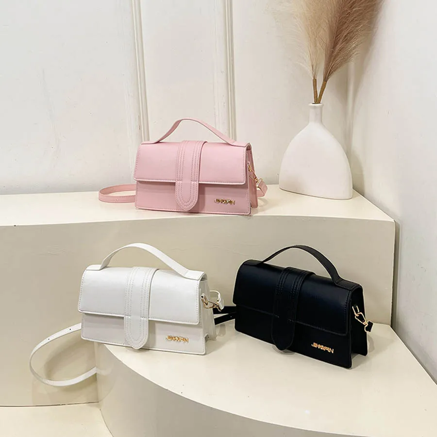 petit sac à main carré à la mode pour femmes, sac à bandoulière simple, sac texture de qualité, sac polyvalent élégant pour dames