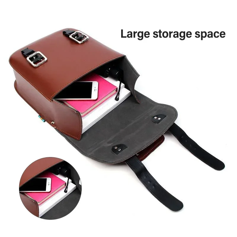 1 paire de sacoches de moto universelles, pochette à outils latérale, sacs de rangement de bagages, sacs de selle, sac de siège arrière